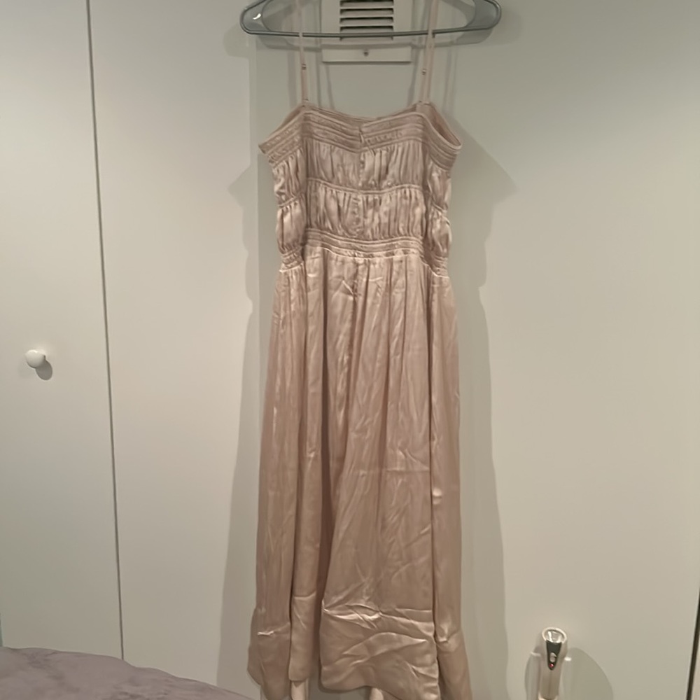 Woman’s size medium silk sleeveless dress - Picture 2 of 5